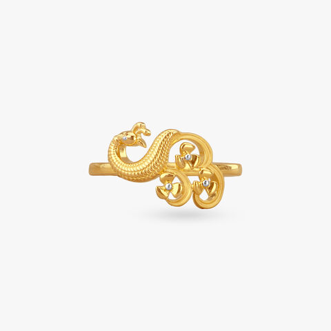 Dancing Grace Gold Ring