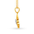 Lord Ganesha Diamond Studded Pendant,,hi-res image number null