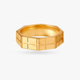 Subtle Octagonal Ring for Men,,hi-res image number null