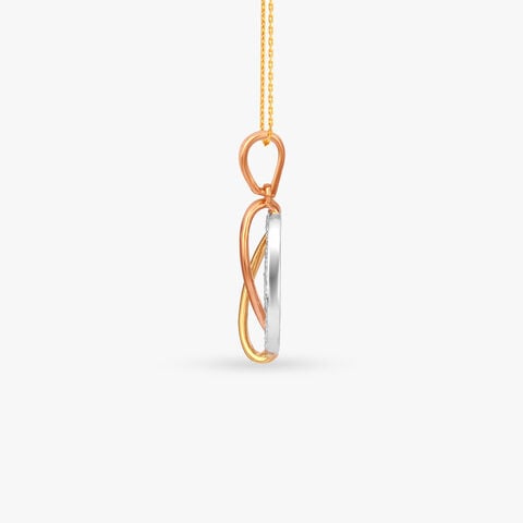 Radiant Axis Diamond Pendant