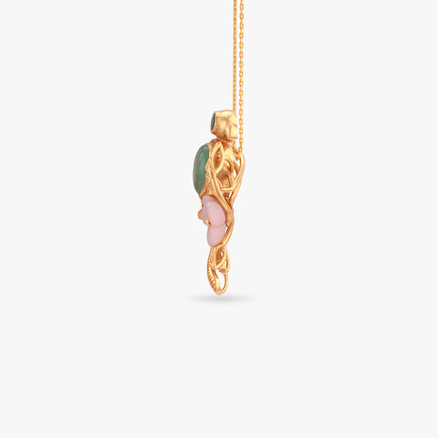 Bloom Bird Gold Pendant