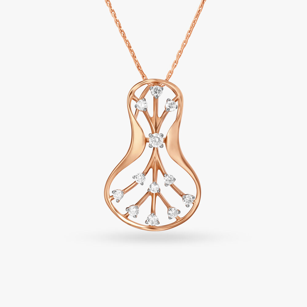Dancing diamond pendant tanishq shop
