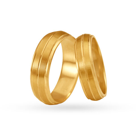 Classy 22 Karat Yellow Gold Finger Ring
