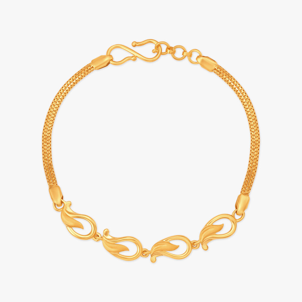 Ravishing And Dazzling 22 kt Gold Bracelets Design For girls Or Ladies /  Lightweight Bracelet Idea | Gold bracelet for girl, Bracelet designs, Gold  bracelet simple