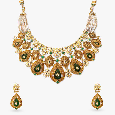 Magnificent Majesty Gold Necklace Set