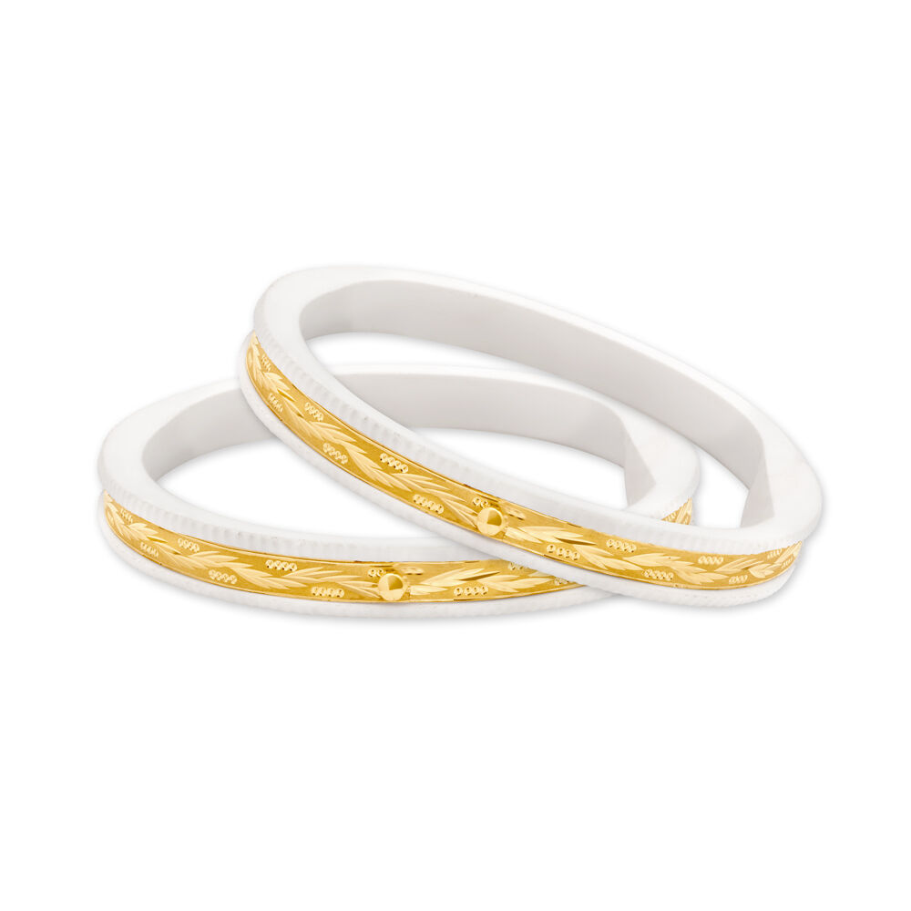 Elegant Gold Shankha Bangle