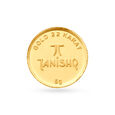 5 gram 22 Karat Gold Coin with Ganesha-Lakshmi Motif,,hi-res image number null