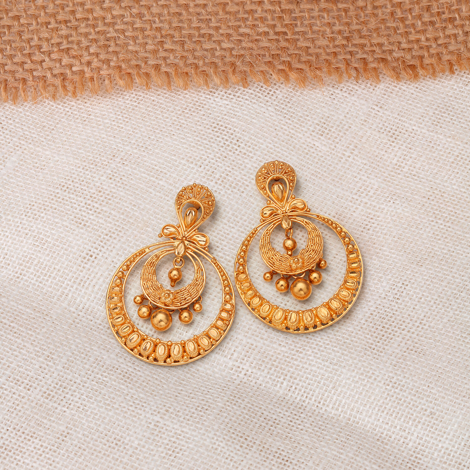 Buy Latest Wedding Impon Chandbali Impon Earrings Designs