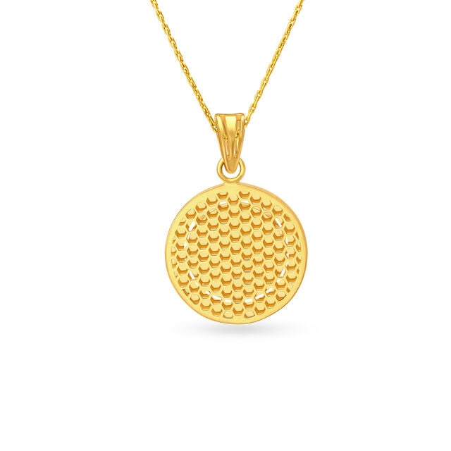 Islamic Symbol Engraved Men's Laser Cut Pendant,,hi-res image number null
