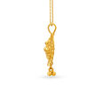 Ornate Gold Rhombic Pendant,,hi-res image number null