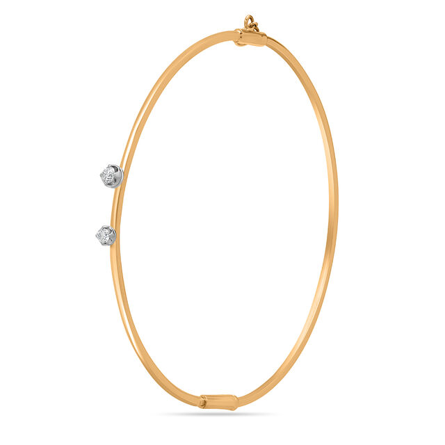 Mamma Mia 14 KT Yellow Gold Glow of Love  Bangle,,hi-res image number null