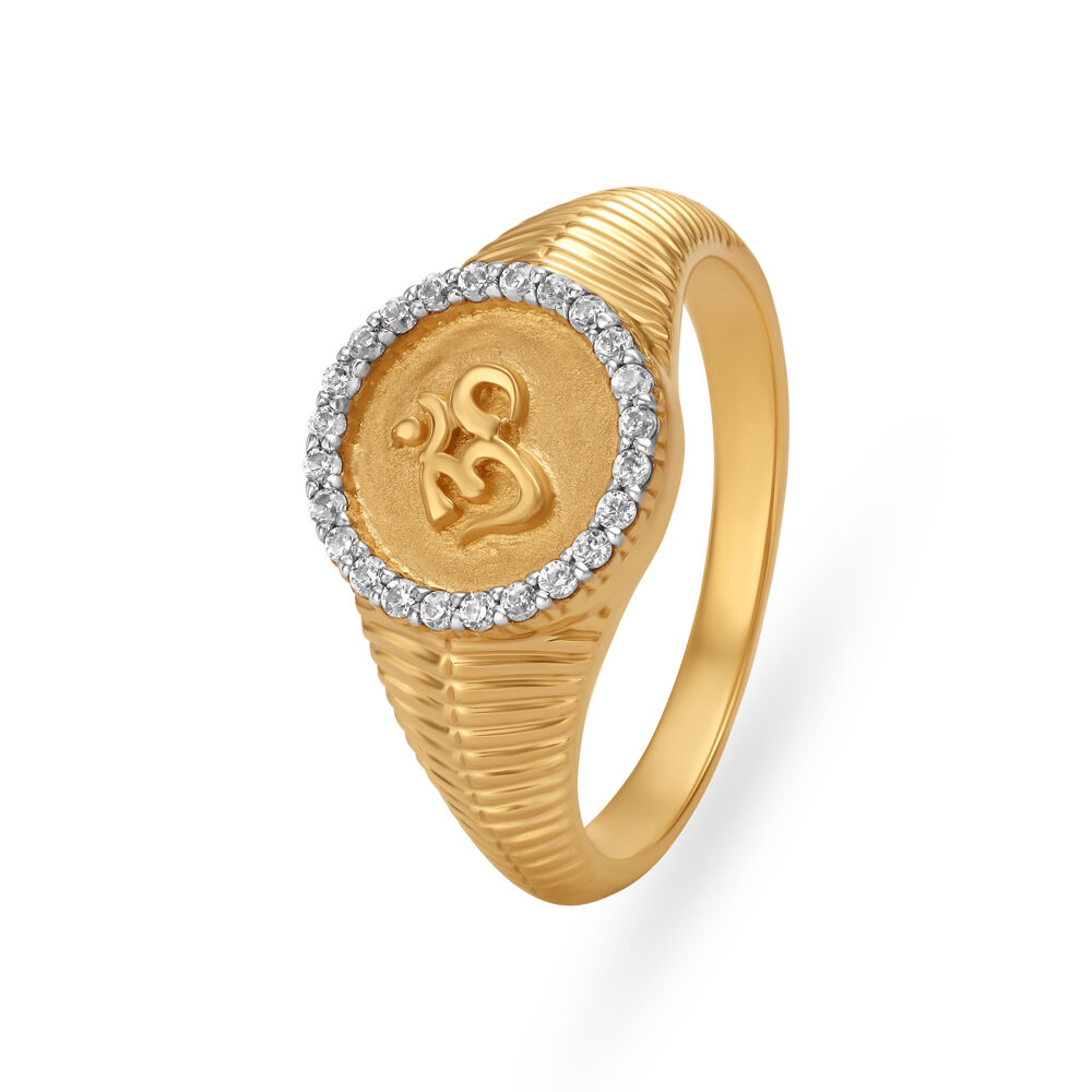 Tanishq om clearance ring