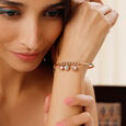 Pop Star Orbs 14 KT Pink Sapphire Bangle,,hi-res image number null