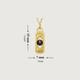 Guardian's Embrace Amethyst 18 KT  Pendant with chain,,hi-res image number null