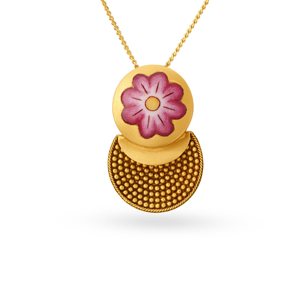 Pendant and outlet earring set tanishq