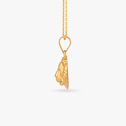 Regal Lion Gold Pendant for Men