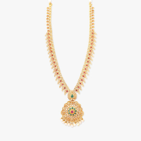 Celestial Medallion Gold Necklace Set