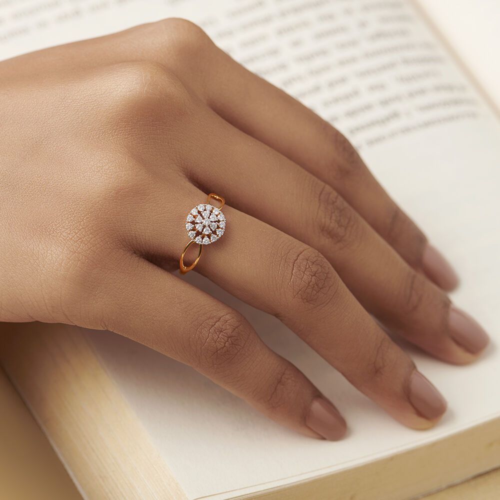 Magnificent Flower Diamond Ring