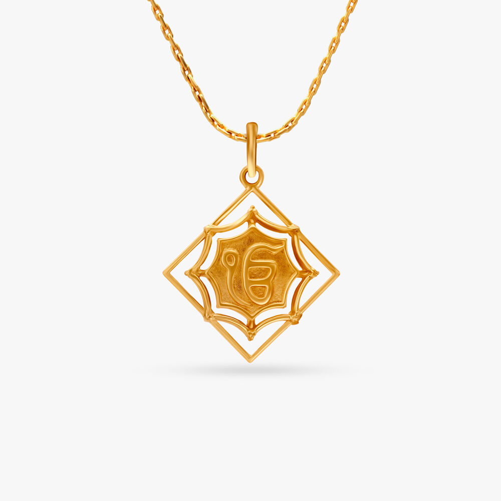 Tanishq ek sales onkar pendant