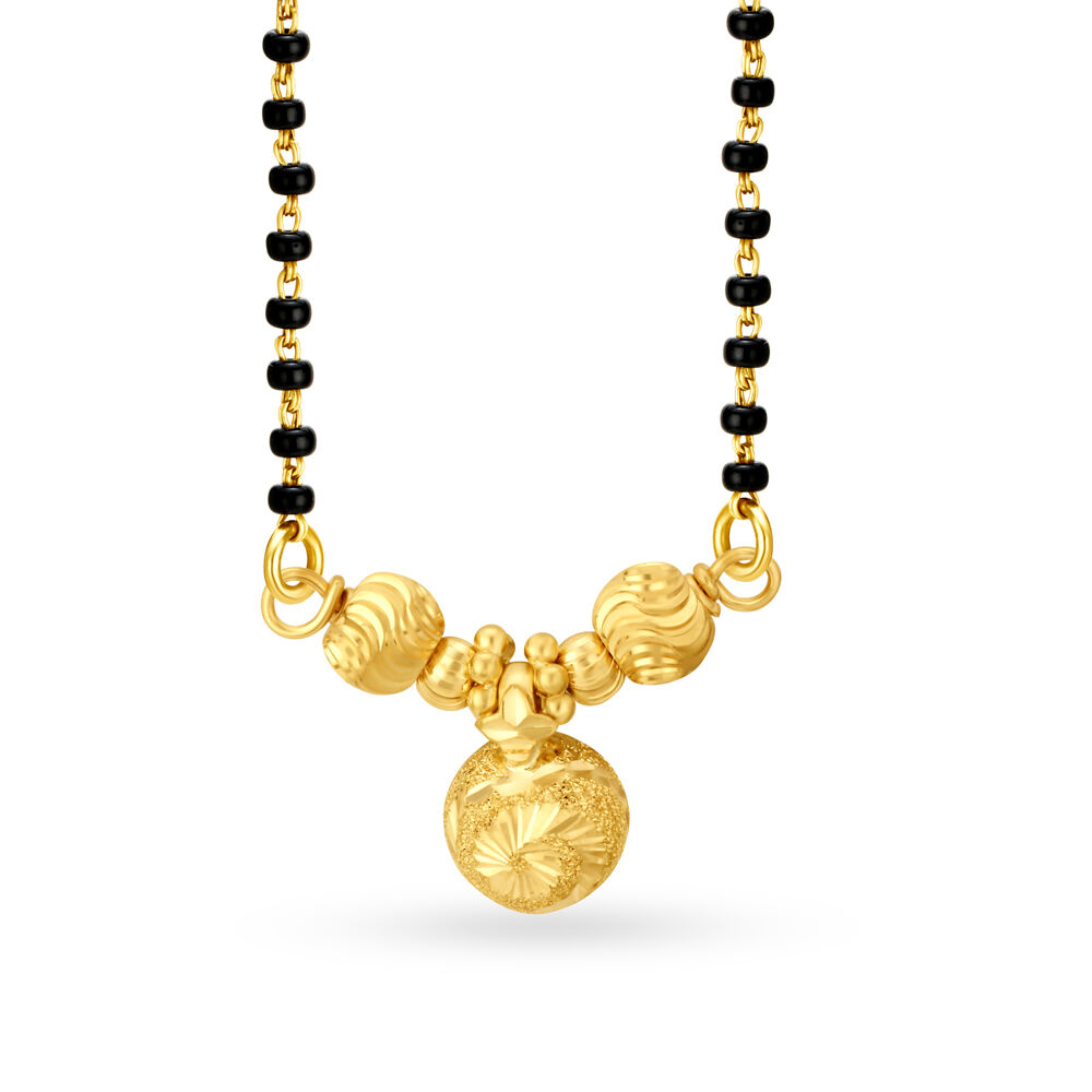Gold best sale vati mangalsutra