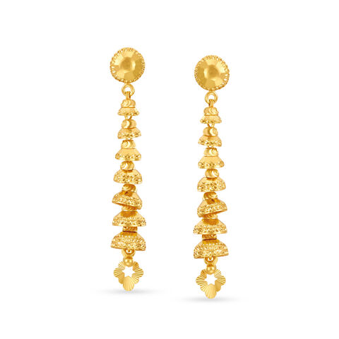 Traditional Dazzling Gold Jhumkas