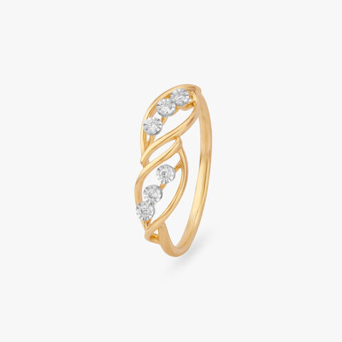 Interlaced Infinity Diamond Ring