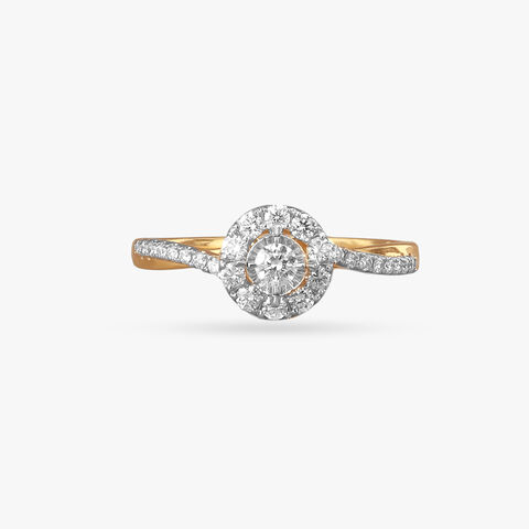 Classic Crown Diamond Ring
