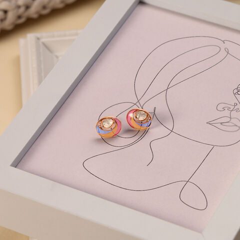 Twirl 'n' Swirl Stud Earrings