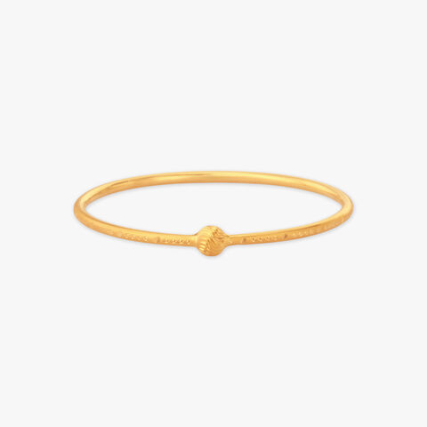 Tiny Twist Gold Bangle for Kids