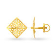 Artistic Gold Stud Earrings Kids,,hi-res image number null
