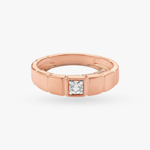 Stroke of Brilliance Finger Ring For Men alternate view 1