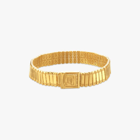 Panel Luxe Gold Bracelet for Men
