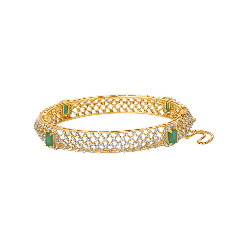 Tanishq on sale emerald bangles