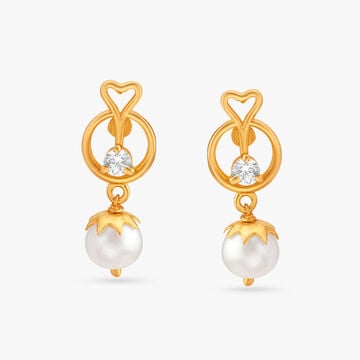 Sophisticated Pearl Drop Earrings