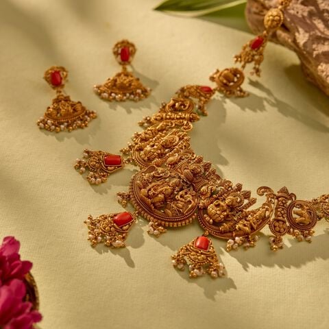 Goddess Grace Gold Haram Set