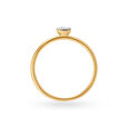 14KT Yellow Gold Finger Ring With Solitaire,,hi-res image number null