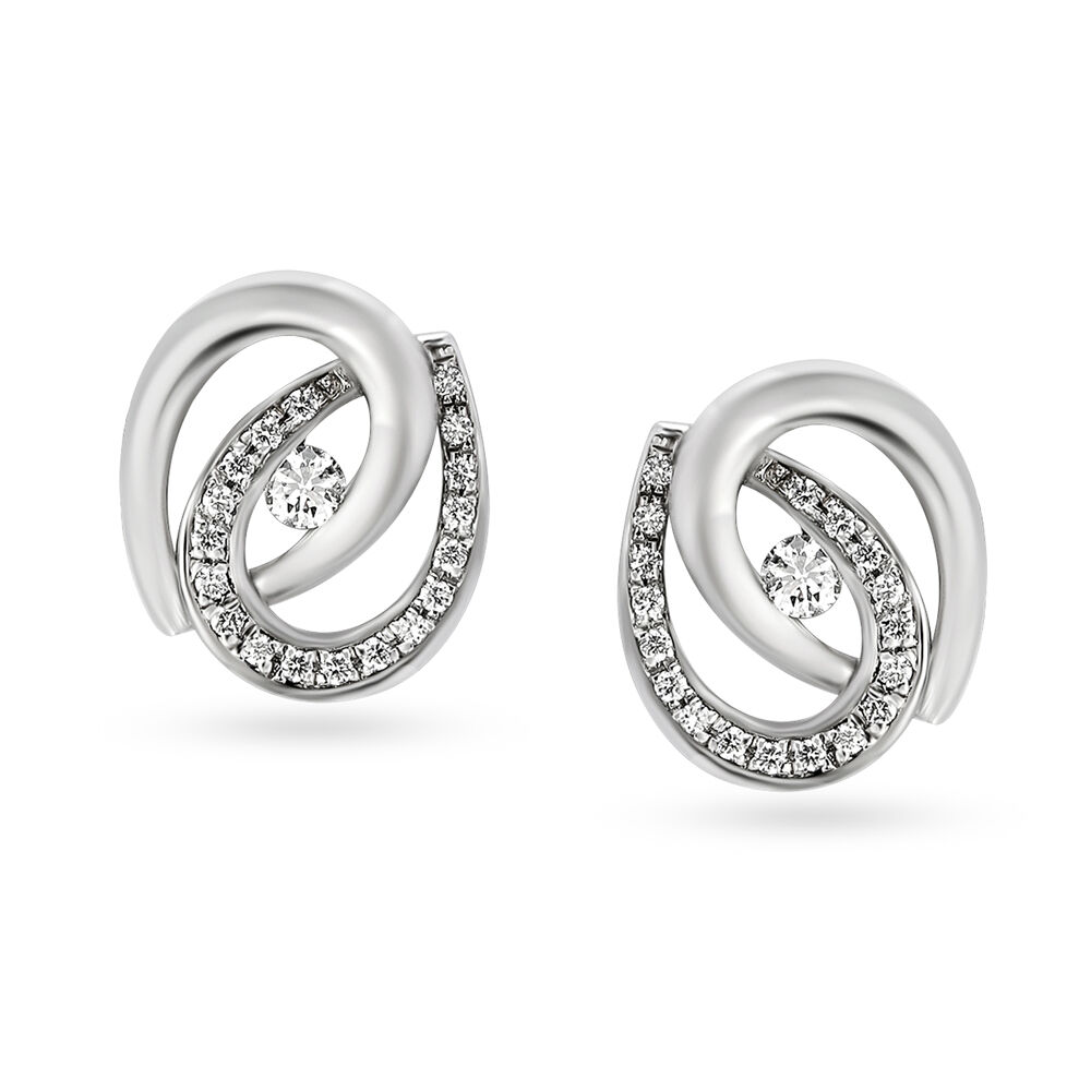 Platinum earrings hotsell for womens