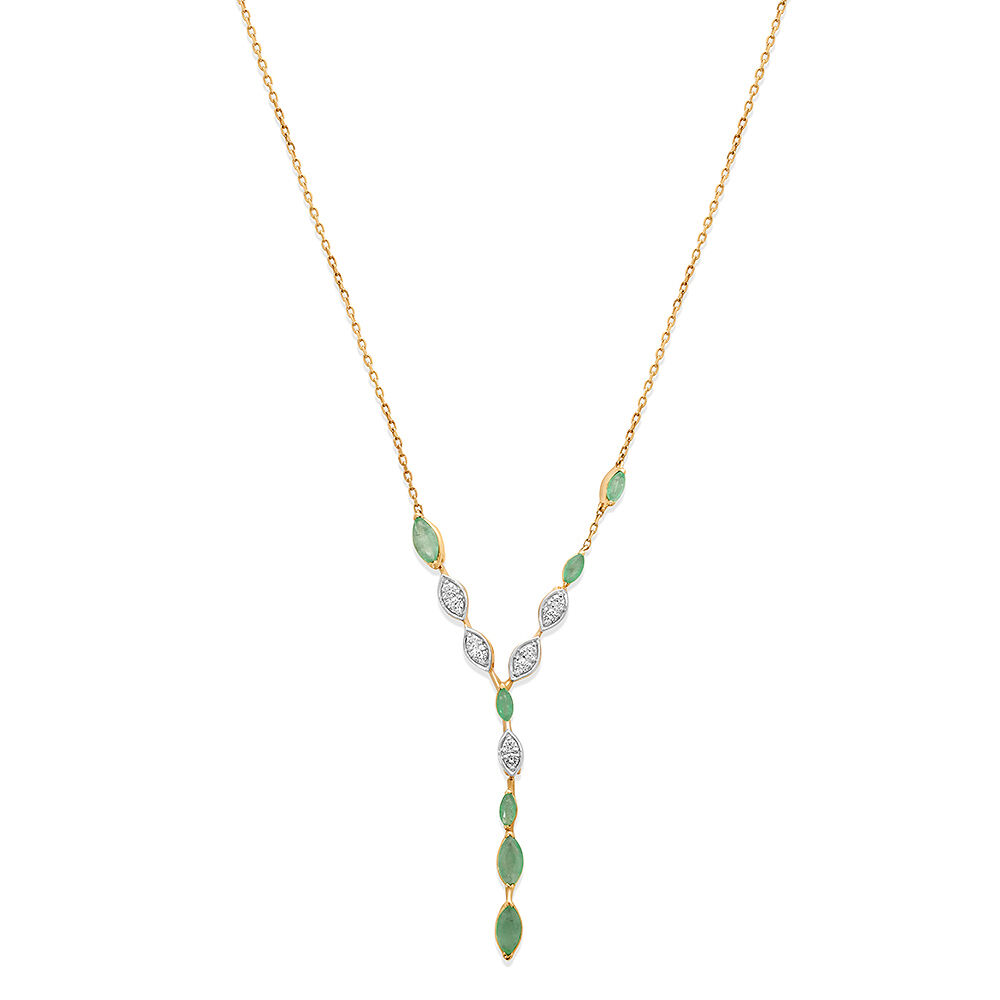 Emerald necklace tanishq online