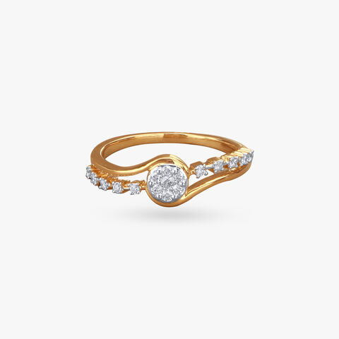 Sparkling Embrace Diamond Finger Ring