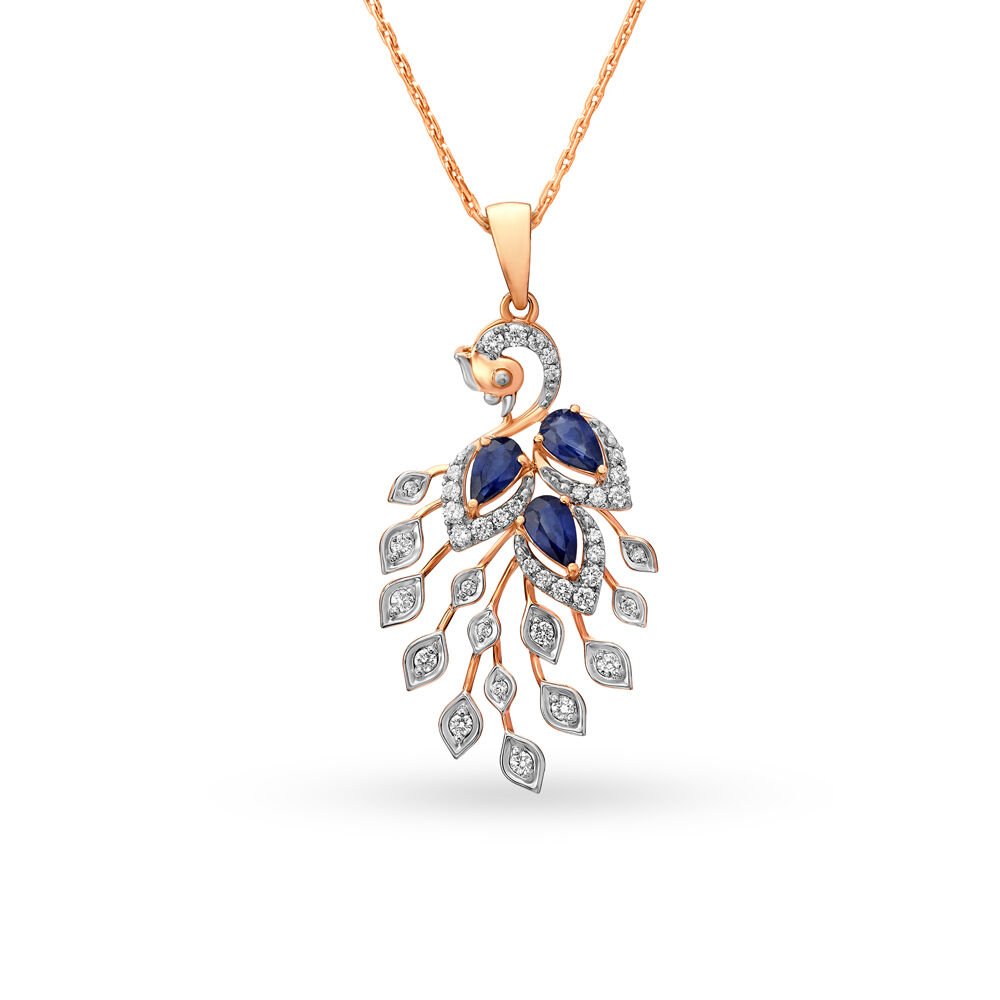 Tanishq blue clearance sapphire necklace