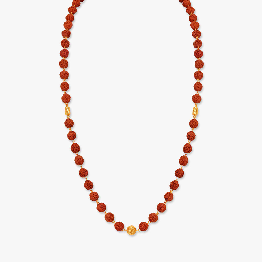 Tanishq gold rudraksha mala on sale