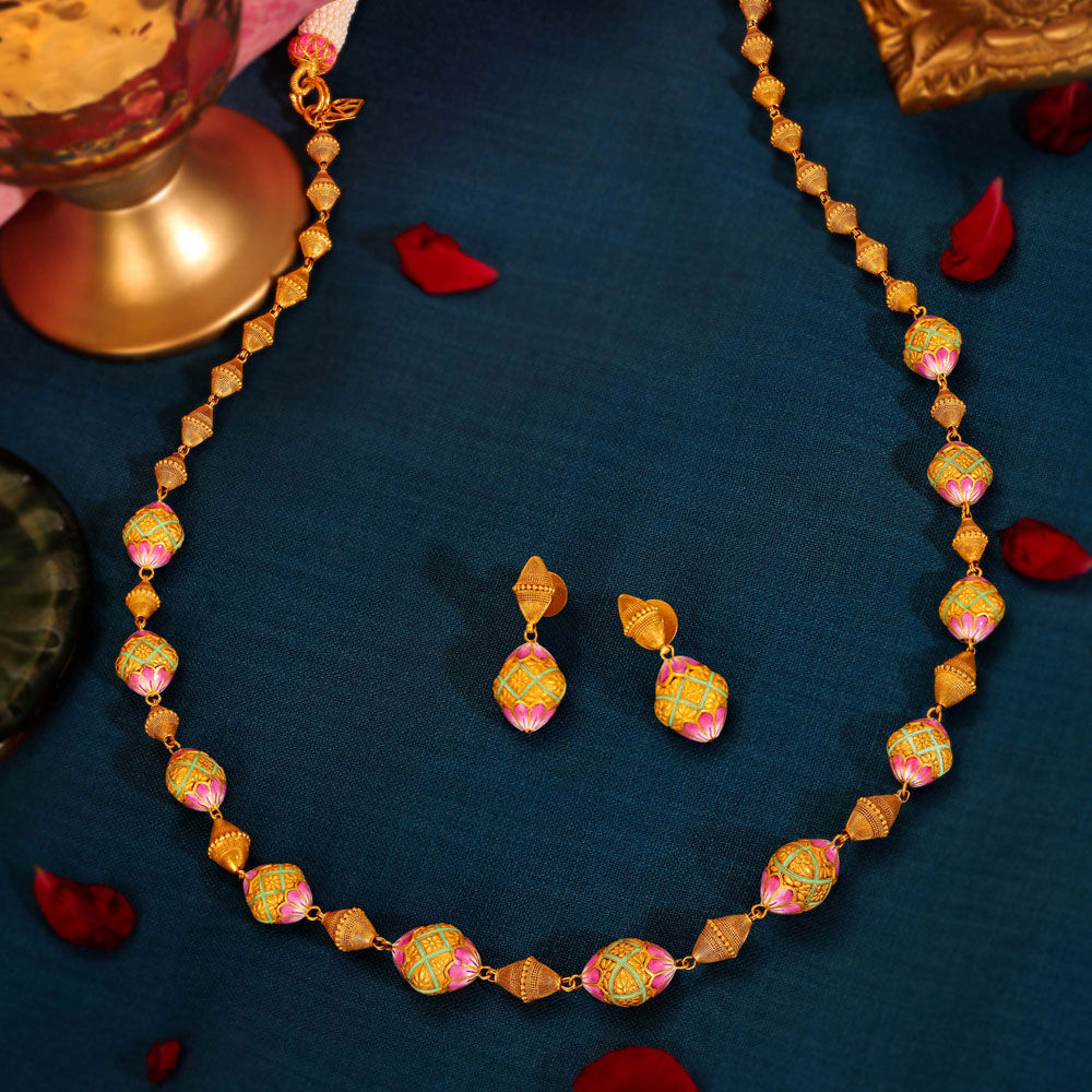 Tanishq coral sale jewellery