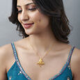 Ornate Trishul Jitiya Pendant,,hi-res image number null