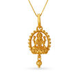 Laxmiji Gold Pendant,,hi-res image number null
