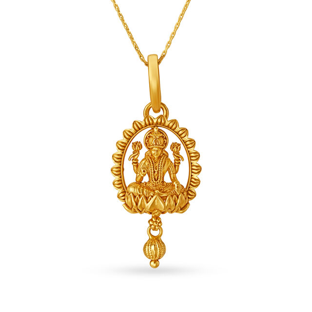 Laxmiji Gold Pendant,,hi-res image number null