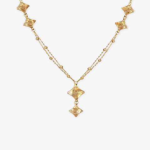 Glam Filigree Gold Necklace