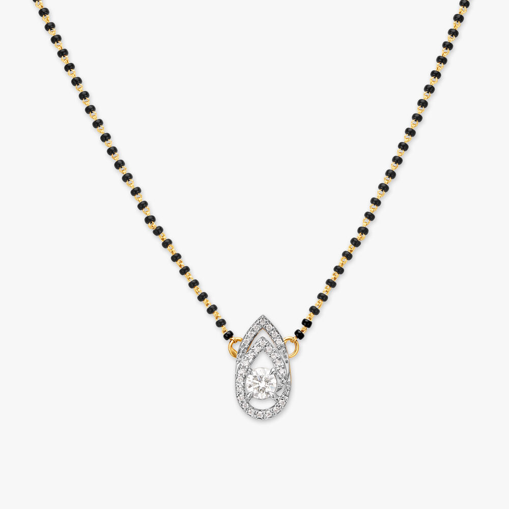 Solitaire mangalsutra tanishq clearance