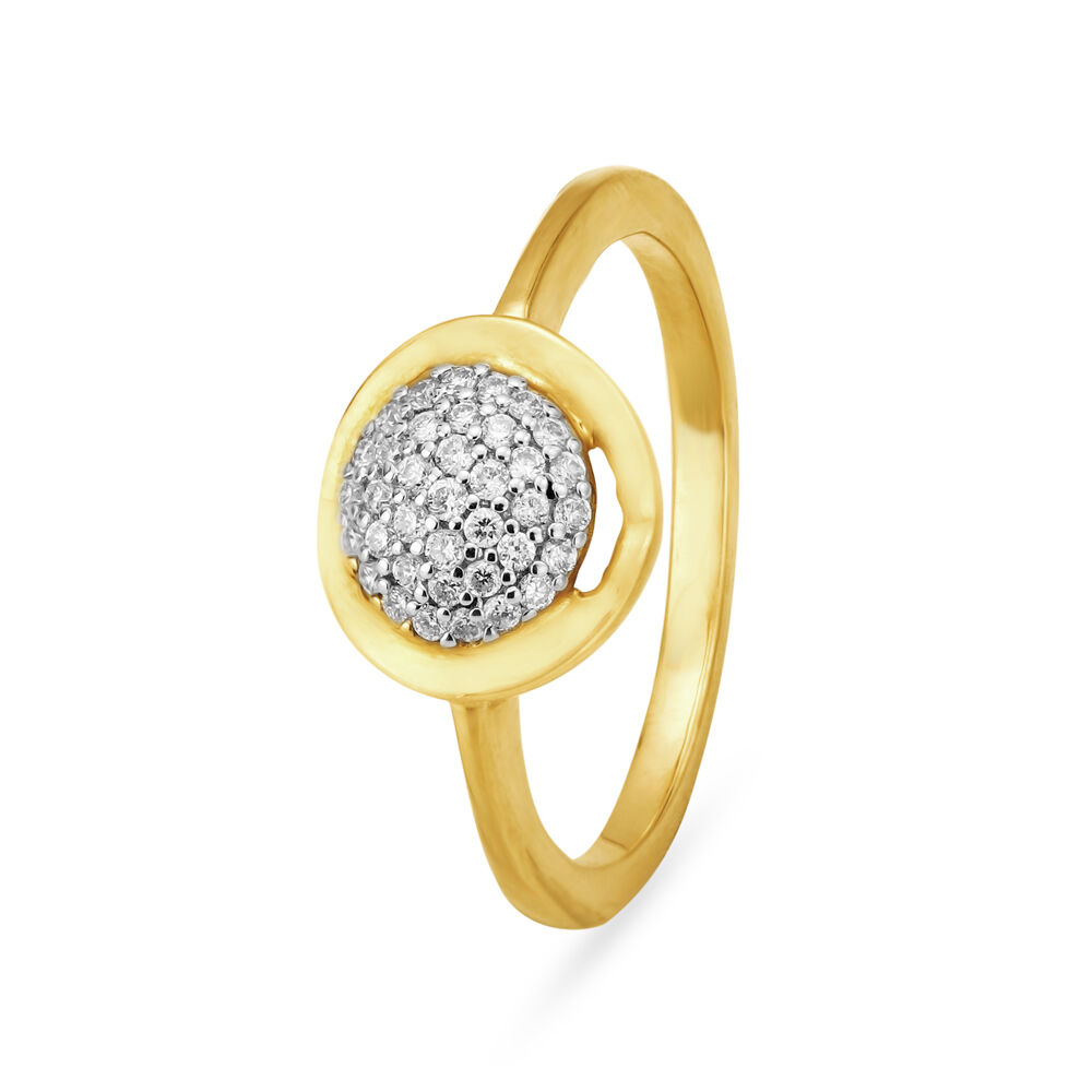 Tanishq 18 carat gold ring hot sale