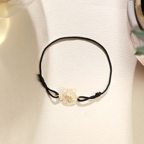 Rooted Regal Tiger Gold Bracelet