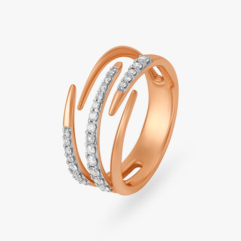 Classy Claw Diamond Ring